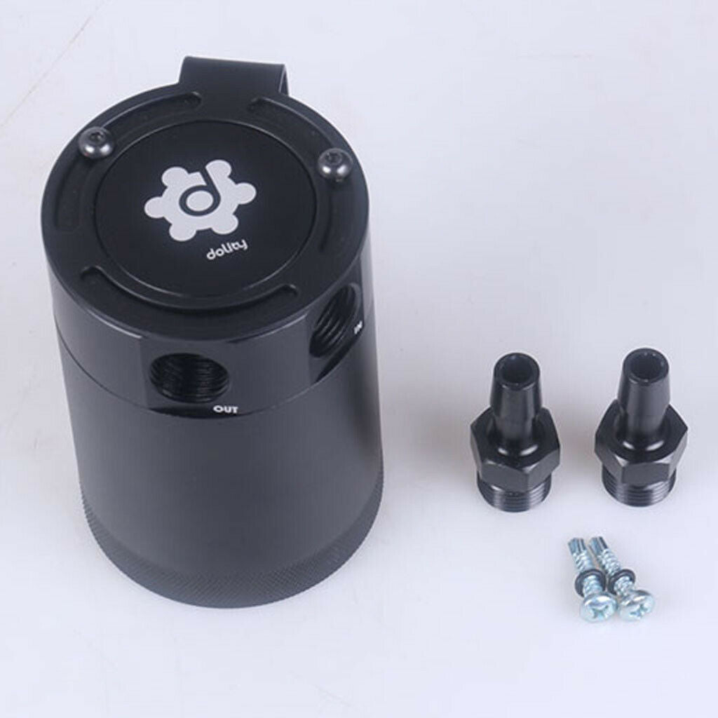 Universal 2 Port Oil Catch Can Reservoir Vent Filter
