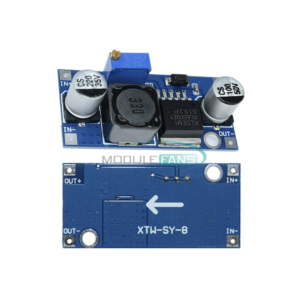 5PCS XL6009 Replace LM2577 DC-DC Adjustable Step-Up Power Converter Module