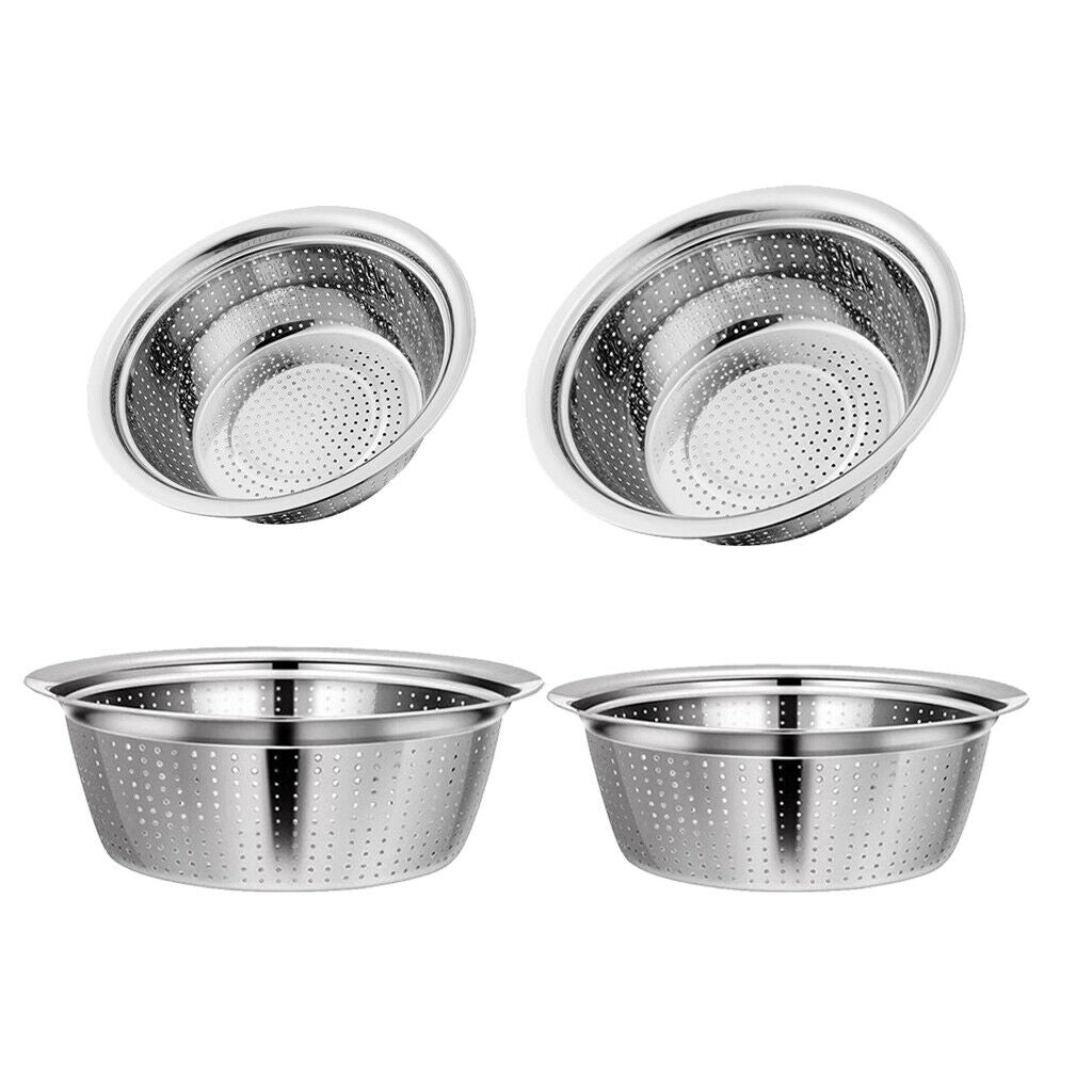 Large Pasta Vegetable Strainer Colander Kitchen Rice Sifter Sieve 24cm