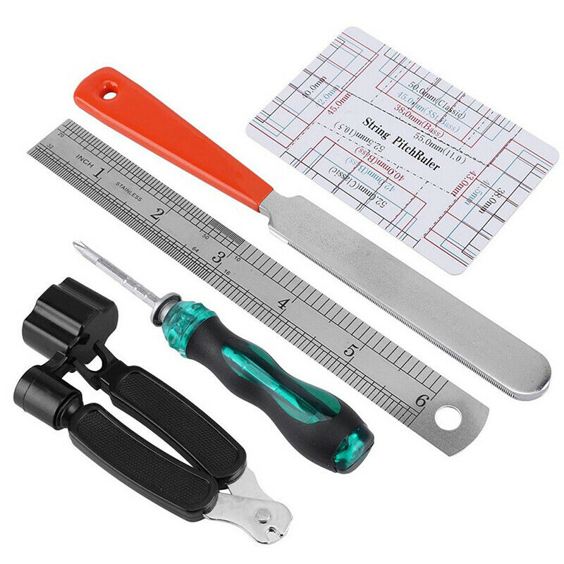 Luthier Guitar Care Kit Repair Maintenance Tools Full Set Guitar Tool Pliers Fx