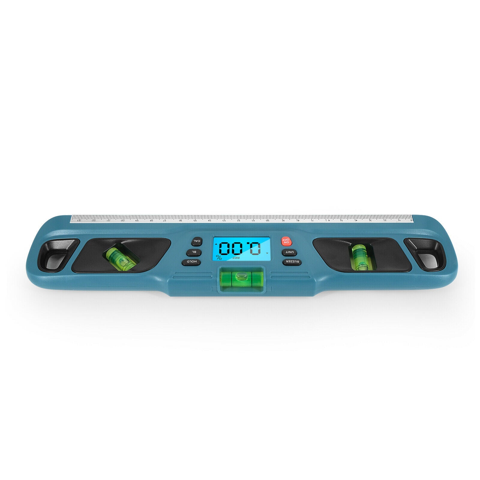 Digital Electronic Level Inclinometer Ruler Backlight for Construction Blue