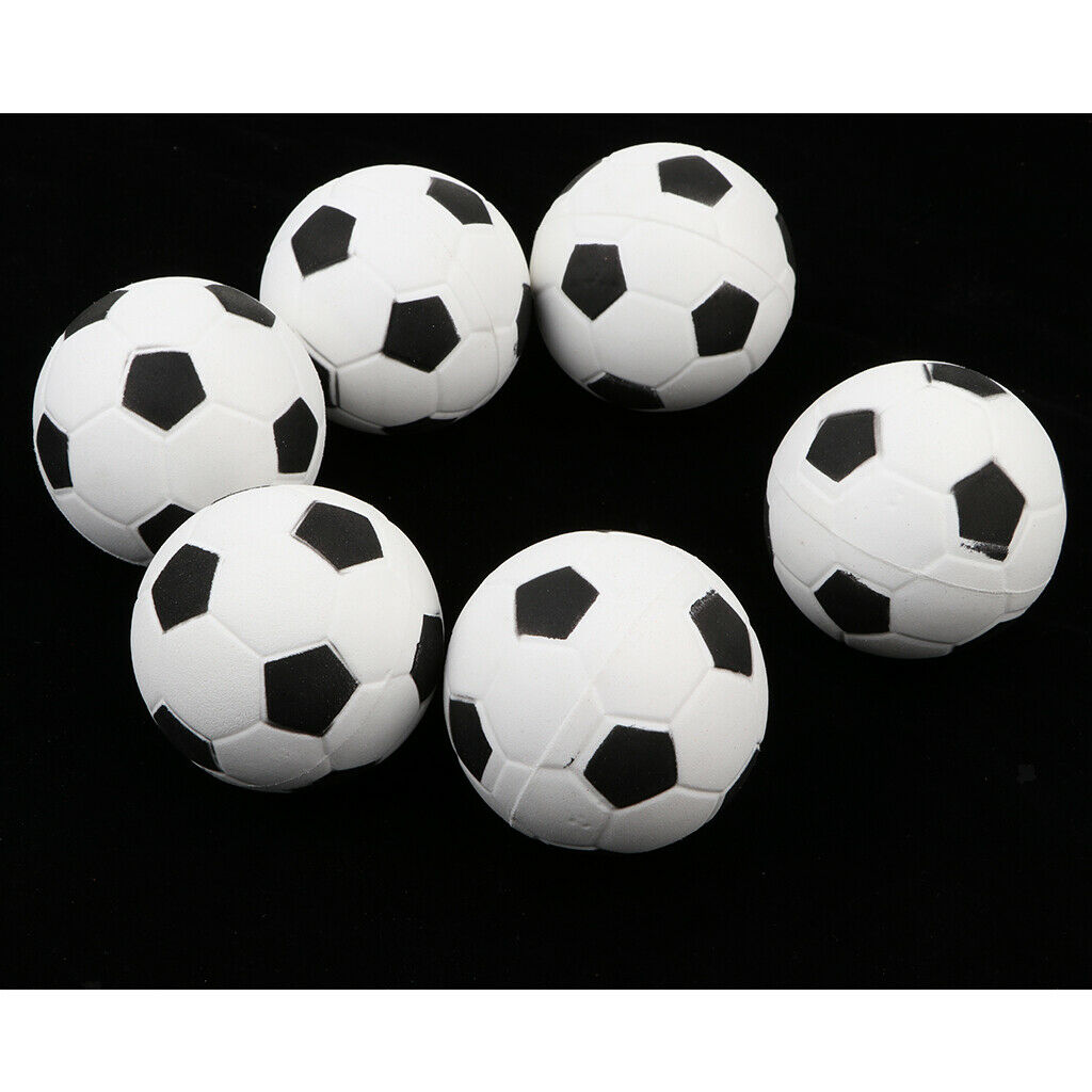 Pack 12 Soft Foam Sponge Bounce Soccer Balls Children Party Game Toys 2.4"