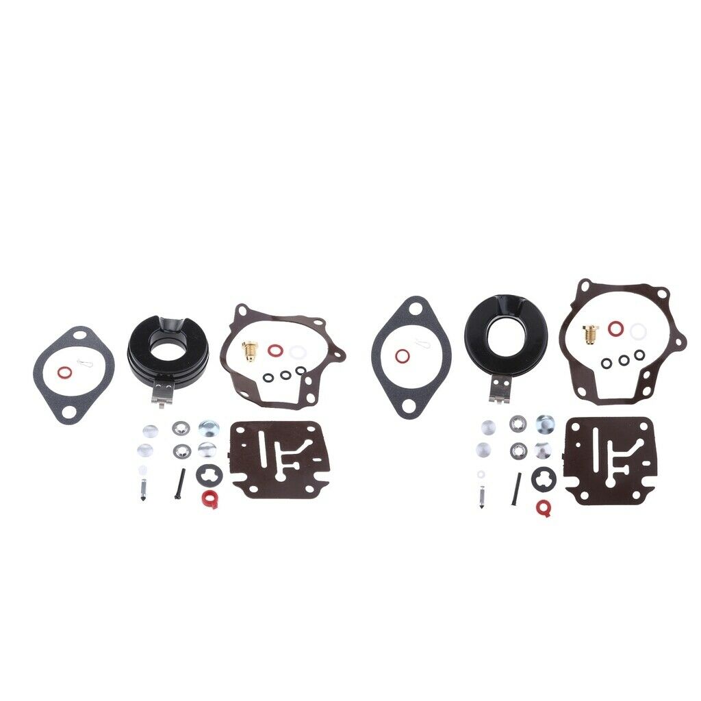 2Set Carburetor Rebuild Kit for Johnson Evinrude 50HP OutboardMotor