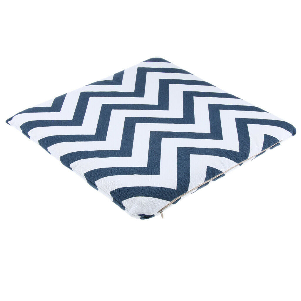 Thick Foam Chair Seat Cushion Pad for Dining Office Chair Car Seat Dark Blue