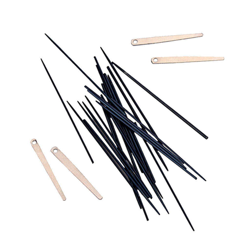 24x Sax Spring Needles 4pcs w/ Spring Leaf Tool 0.6-1.3mm Durable Metal