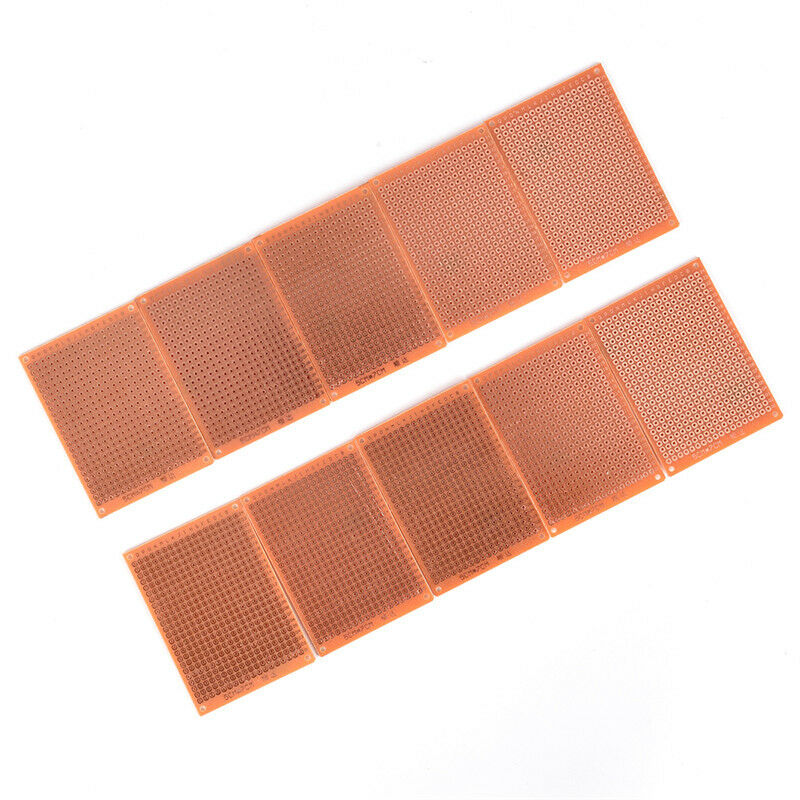 10Pcs 5 x 7cm DIY Prototype Paper PCB Fr4 Universal Board Prototyping PCB Ki SJ