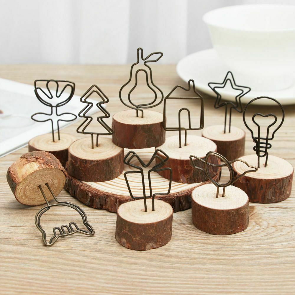 Numbers Holder Paper Clamp Photos Clips Clamps Stand Picture Frame Place Card