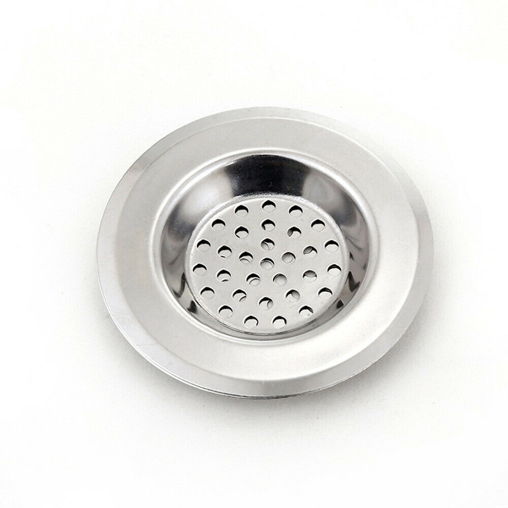 Stainless Steel Kitchen Sink Strainer Removable Heavy-Duty Drain Filter NICE