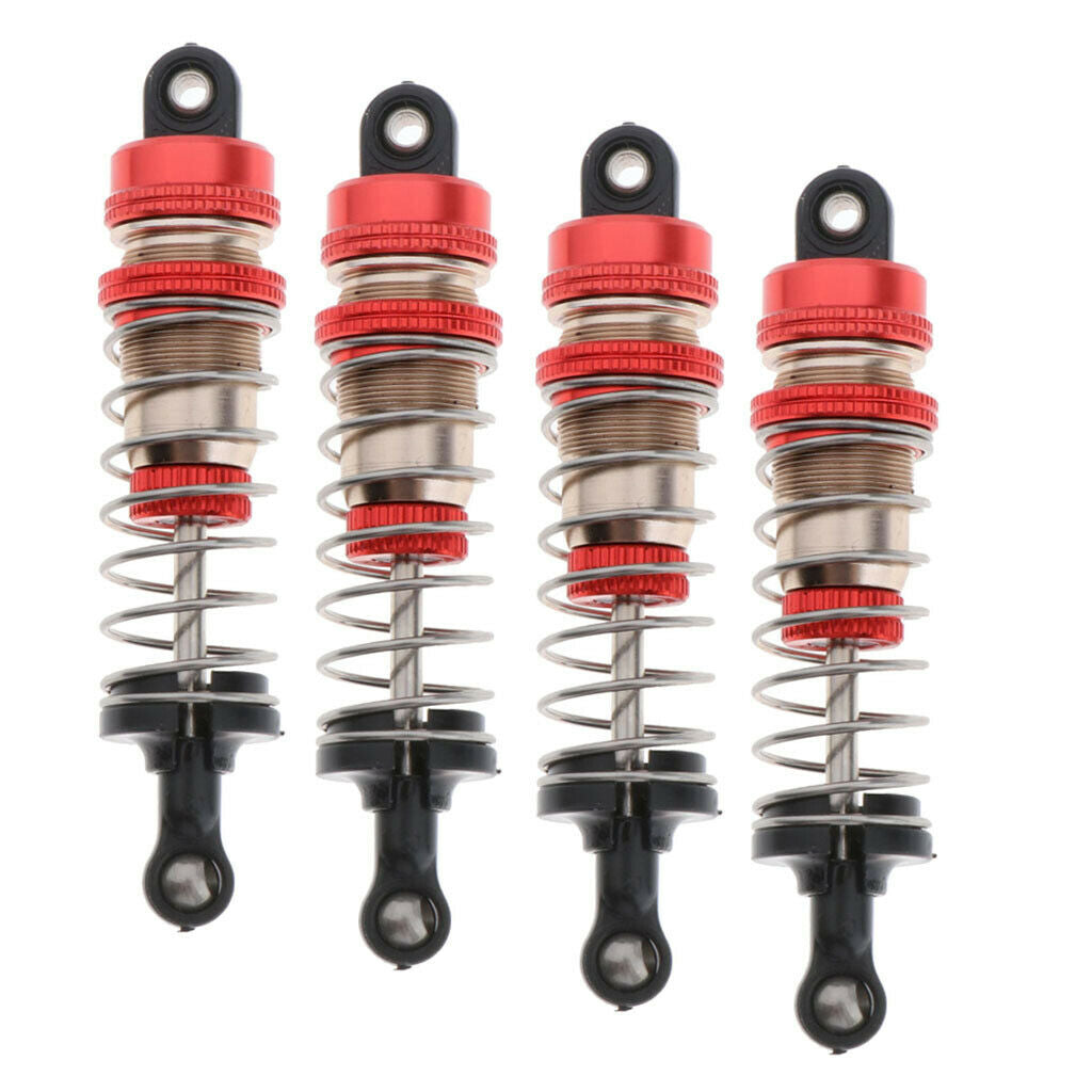 4 Pieces 1/14 Shock Absorber for WLTOYS 144001 RC Buggy Car Replacement