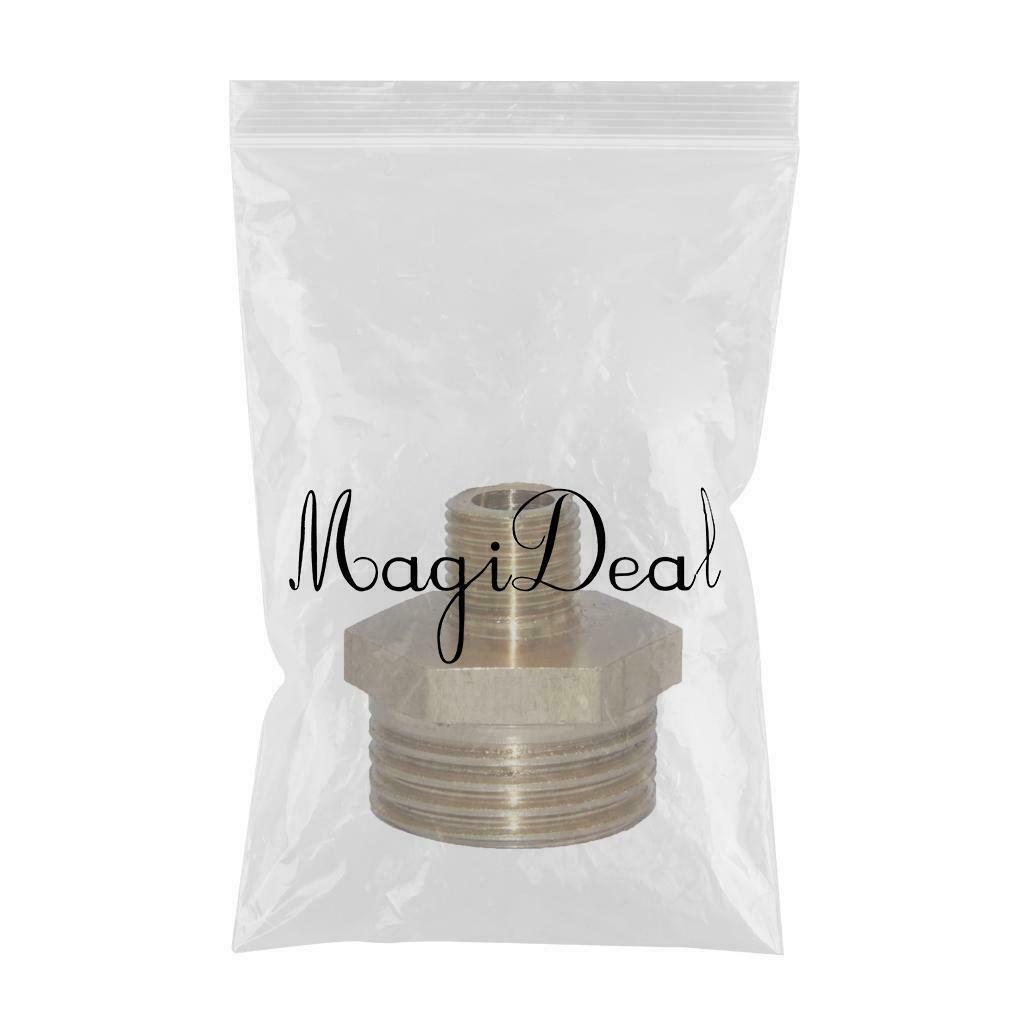4Pc Brass Barbed Fitting Threaded Coupler Joint Connector 1/2-1/4", 1/2-1/8
