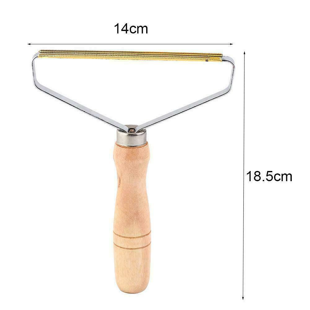 Lint Remover Clothes Fuzz Sortable Metal Fabrics Cleaner Brush Effective O8C5