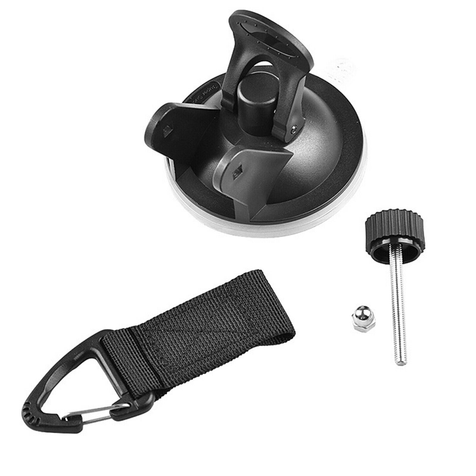 Locking System Reusable Carabiner Suction Cup Hook for Bathroom Car Window