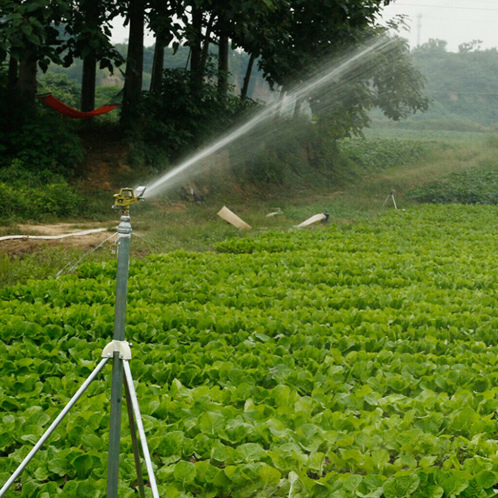 Alloy Rotary Water Irrigation Sprinkler Sprayer Adjustable 0-360 degree DN20