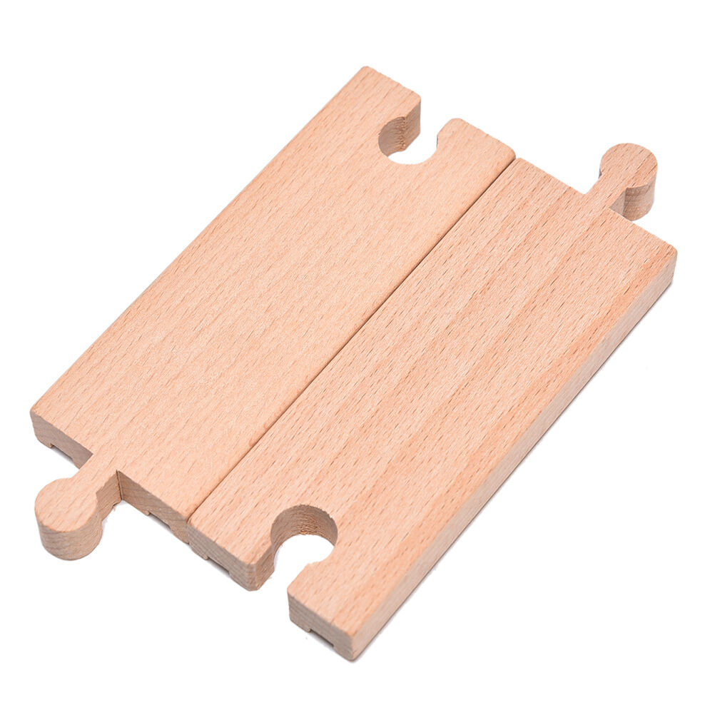1x Wooden Train Straight Track Accessories Compatible All Major Brand 10..l8