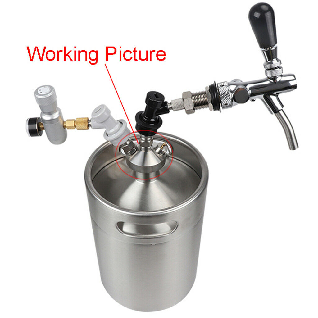 Stainless Steel Mini Keg Spear Craft Bar Beverage Beer Growler Dispenser