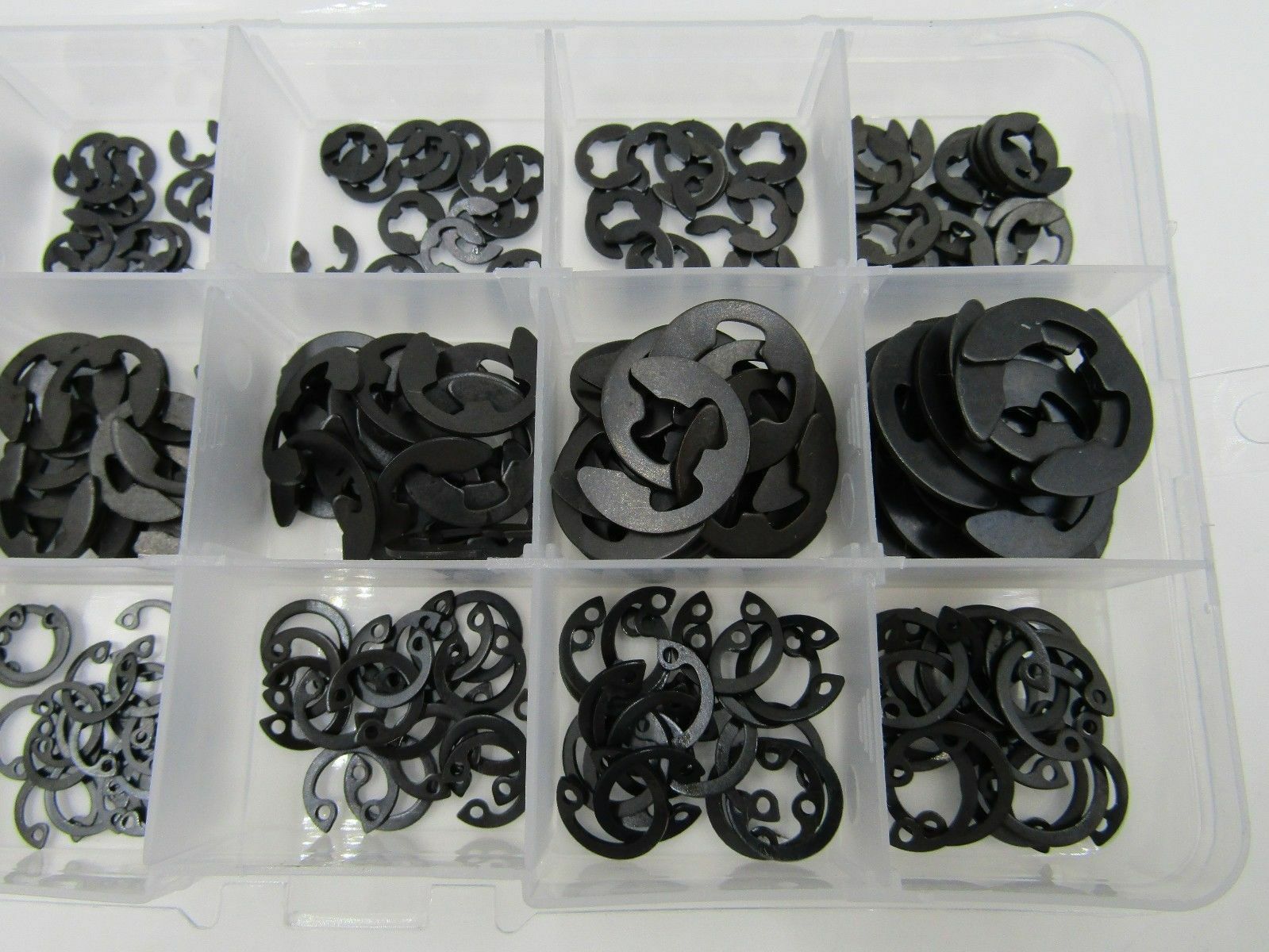 Stainless Steel E-Clip Retaining Circlip Assortment Kit 3mm to 14mm 320Pcs