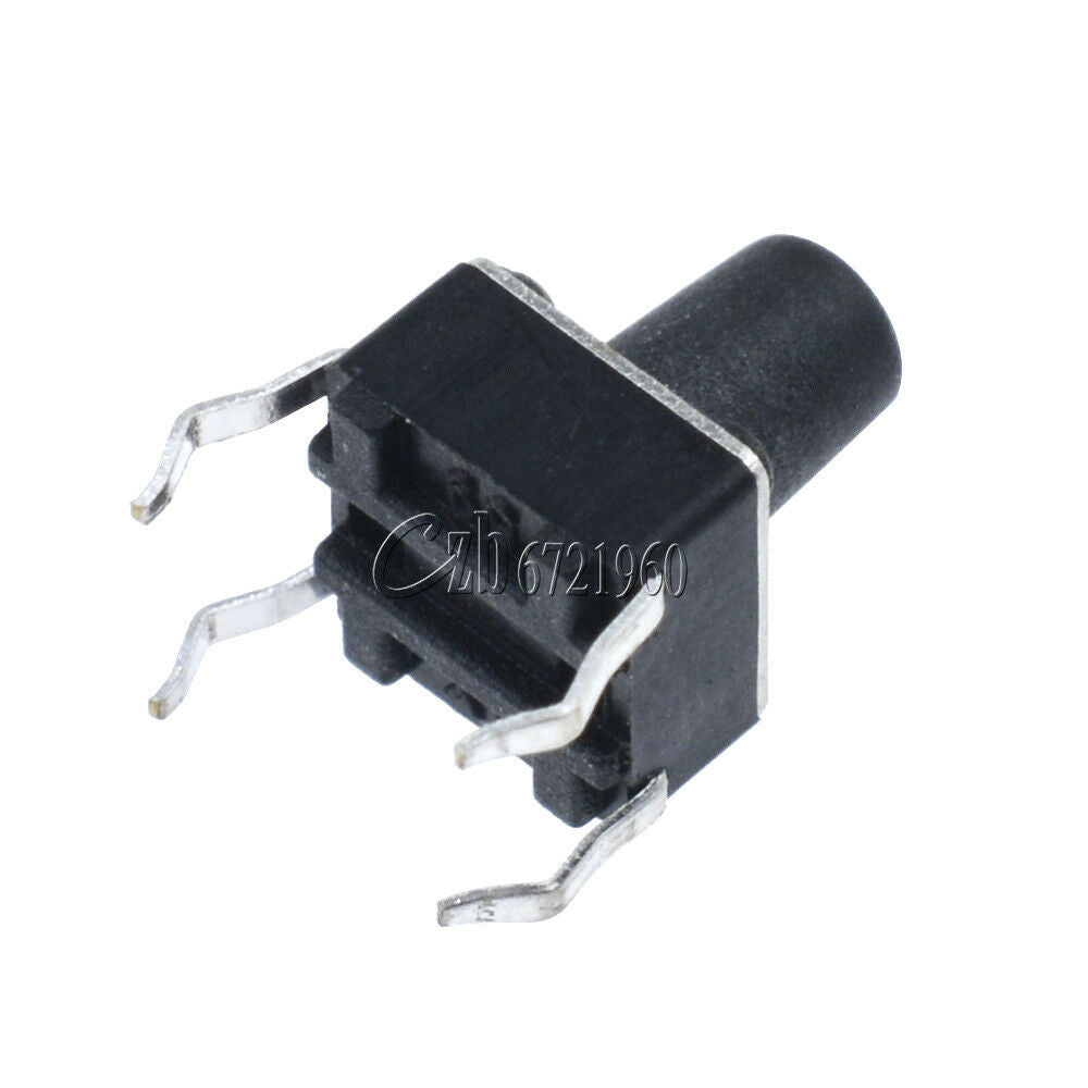 30Pcs Tactile Push Button Switch Tact Switch 6X6X8mm 4-pin DIP