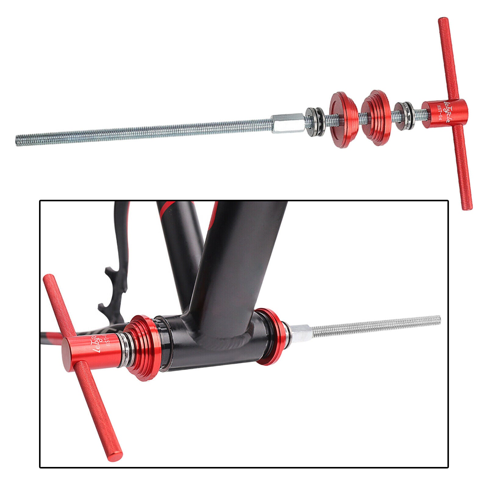 Bike BB Tool Removal Headset Cup Bowl Press in Tool Remover with Slider