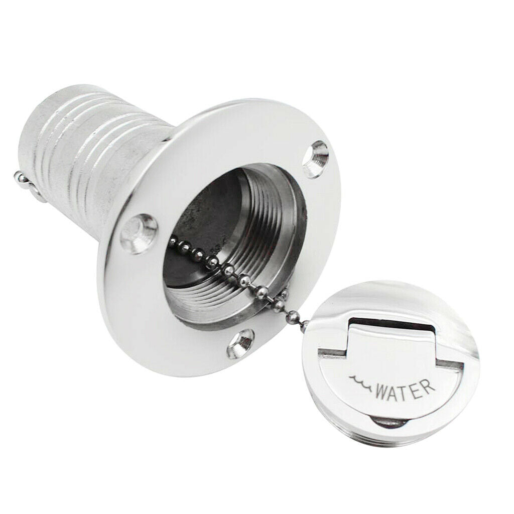 Boat Deck Gas Fill Keyless   1-1/2" Boat Hardware WATER Character Style