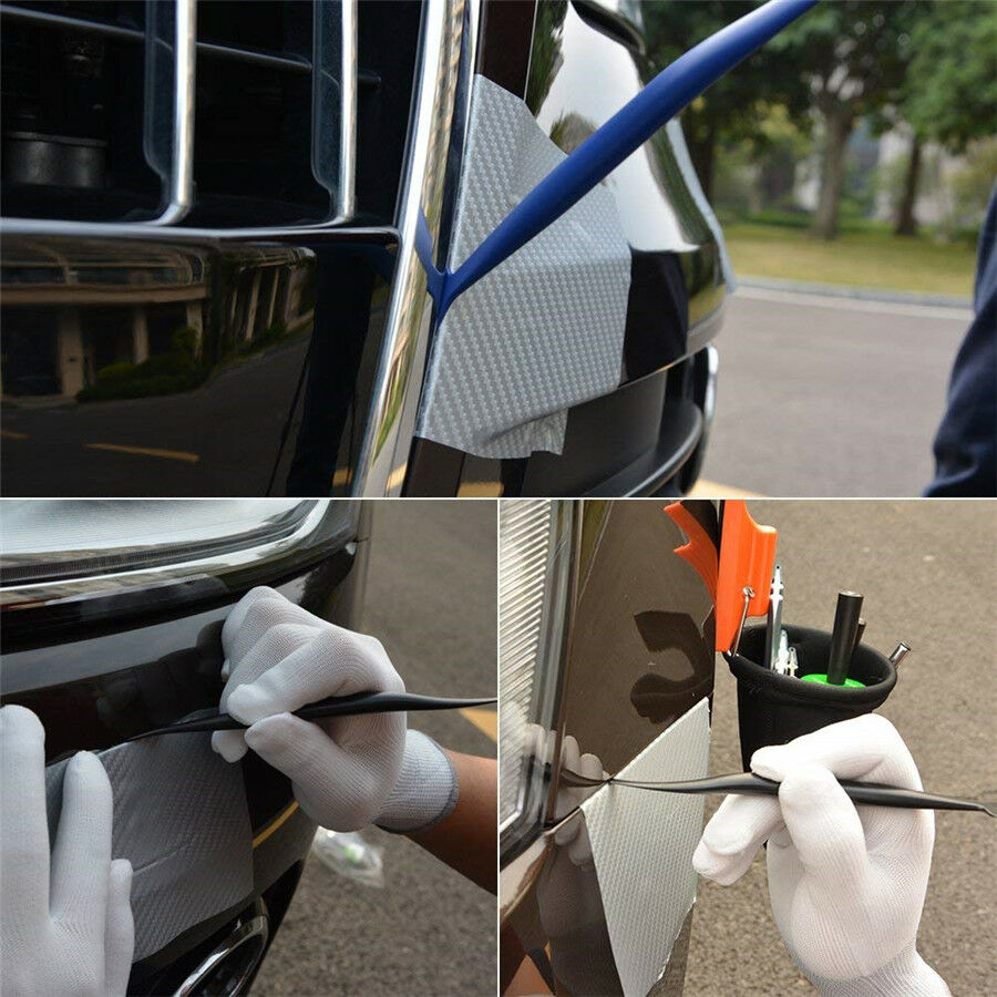 3Pcs Universal Auto Car Vinyl Wrap Tuck Tools Gasket Micro Squeegee Window Tint