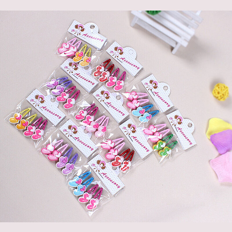 Magic Kids Girls Hair Clips Mixed Assorted Slides Hair Jewelry Random T31FL