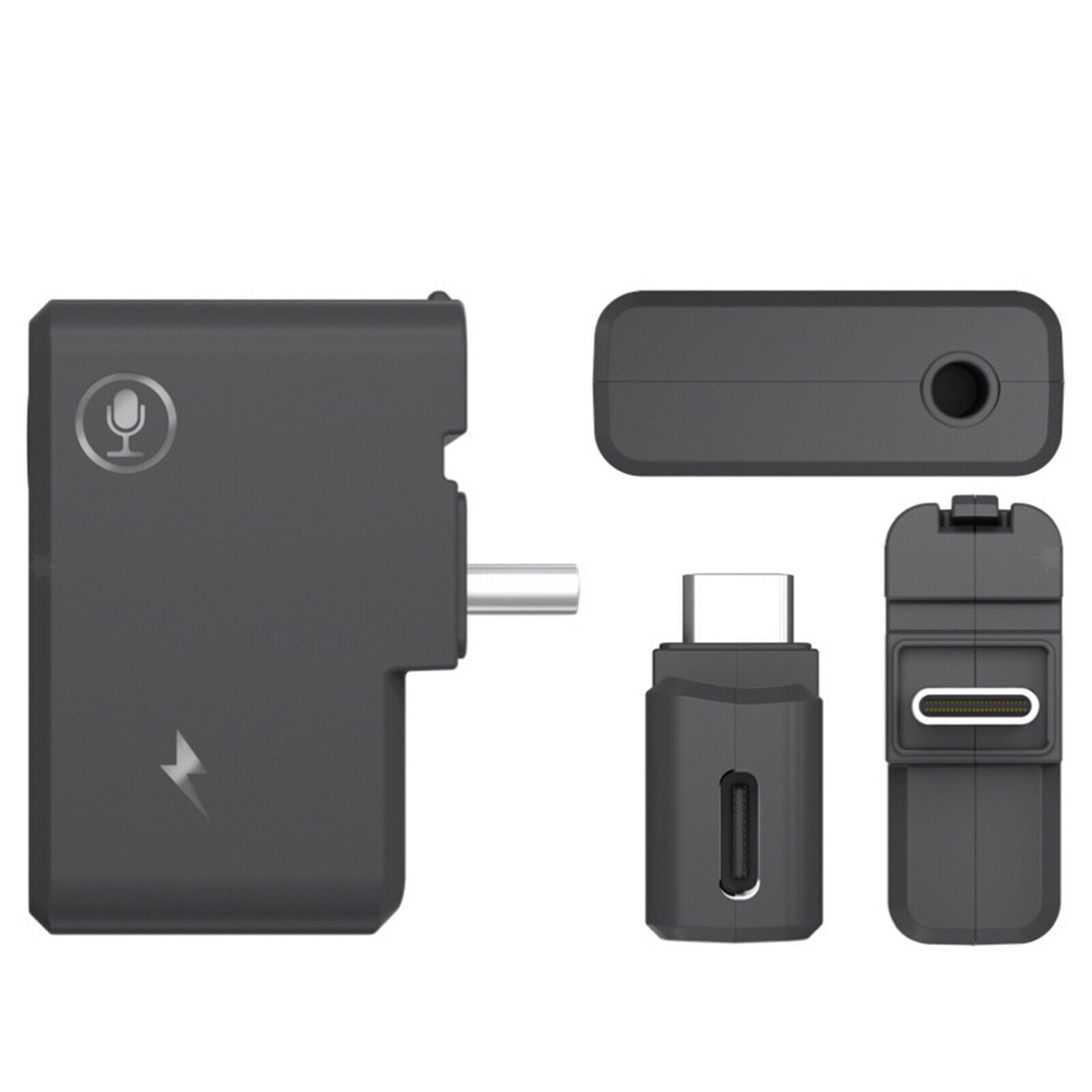 3.5mm USB-C Mic Adapter for Insta 360 ONE X2 Charging Adapter Accessories