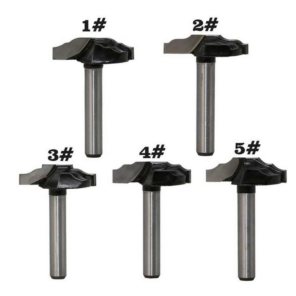1/4 Shank Reversible Finger Joint Set Woodworking Cutter Tool 8.5x10mm