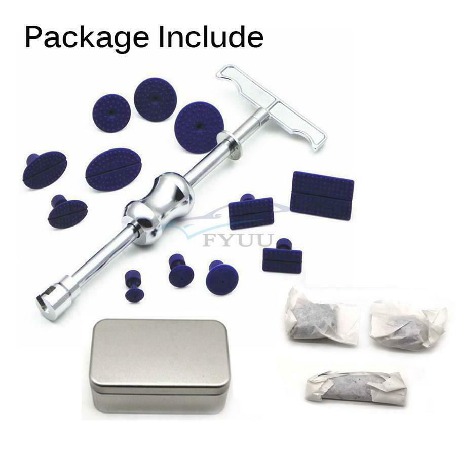 Car Body Paint-free Dent Repair Tool Puller T-bar 12Tabs Cold Glue Boxed Metal