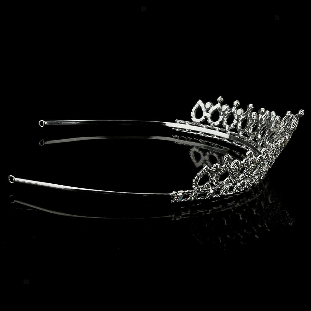 Crystal Rhinestone Wedding Party Bridal Headband Crown Tiara Hair Jewelry