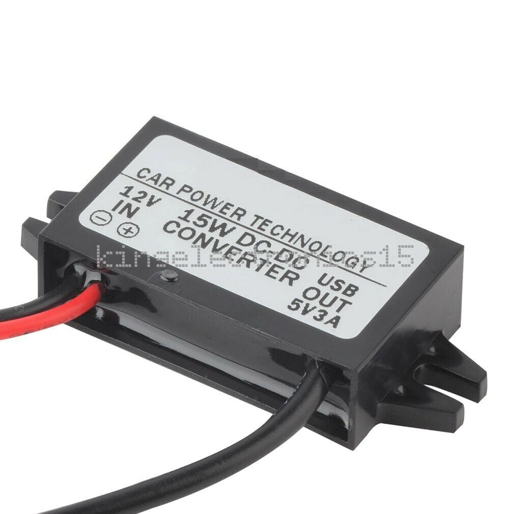 1PCS DC/DC 12V To 5V 3A Converter Module With Micro USB Output Power Adapter