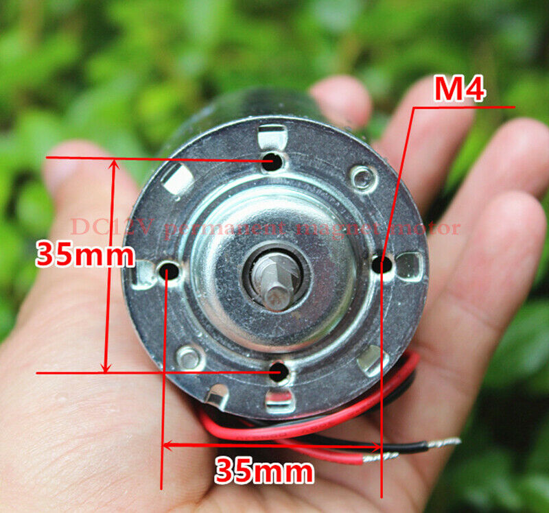 1pcs DC 12V 20W permanent magnet motor speed adjustable cotton candy high speed