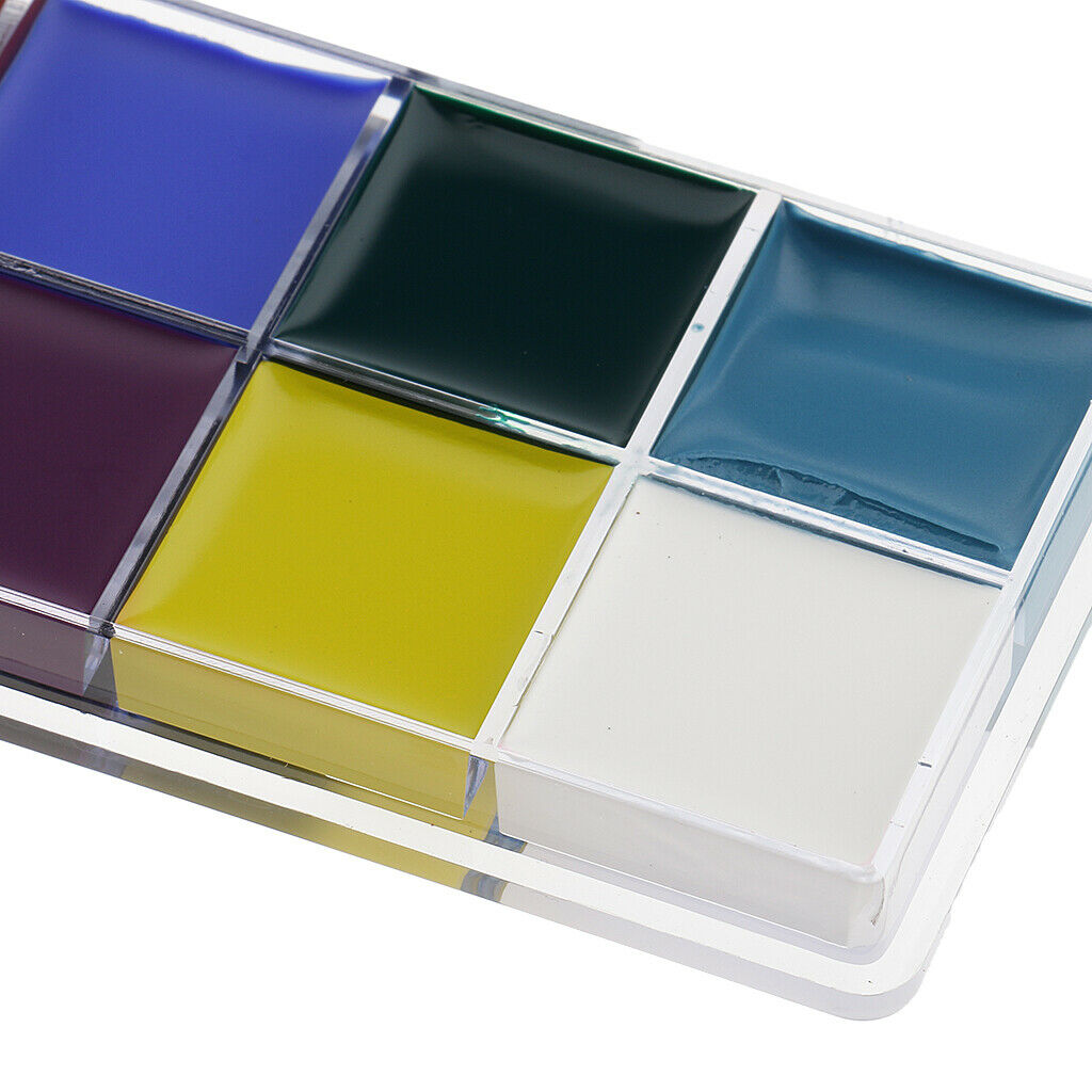 12 Colors Face Body Art Paint Make Up Palette for Party Halloween Fancy Dress