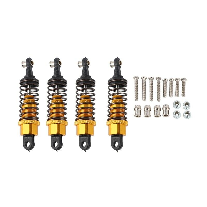 2X(4PCS Metal Shock Absorber for 1/16 RC WPL Naughty Dragon JJRC Truck UpgrO9P6)