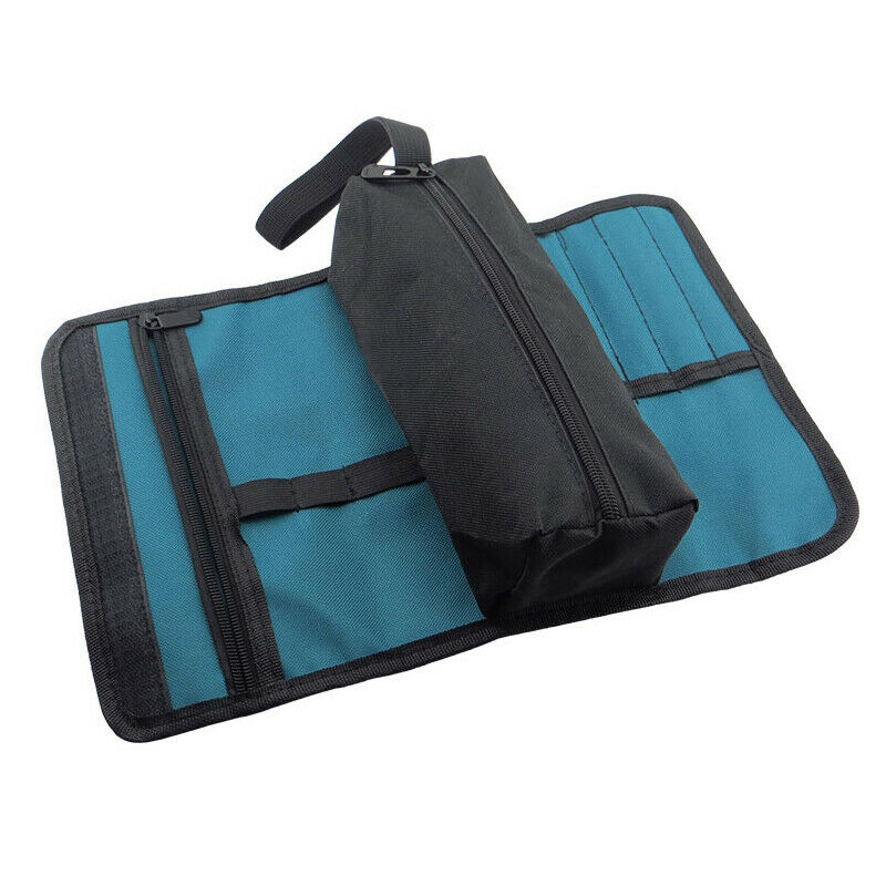 Roll Organizer Bag Car Home Tool Slot Screwdriver Carry Case Pouch Reels Pocket
