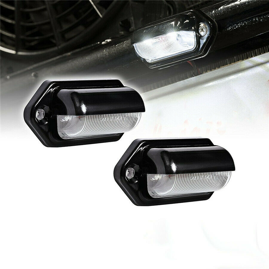 2pcs white  Super bright LED Waterproof License Plate light for Car Truck SUV RV