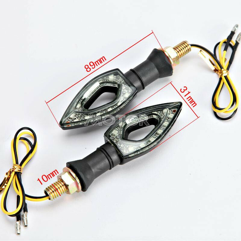 4x Motorcycle LED Turn Signals for KAWASAKI VULCAN VN 750 800 900 1500 1600 1700