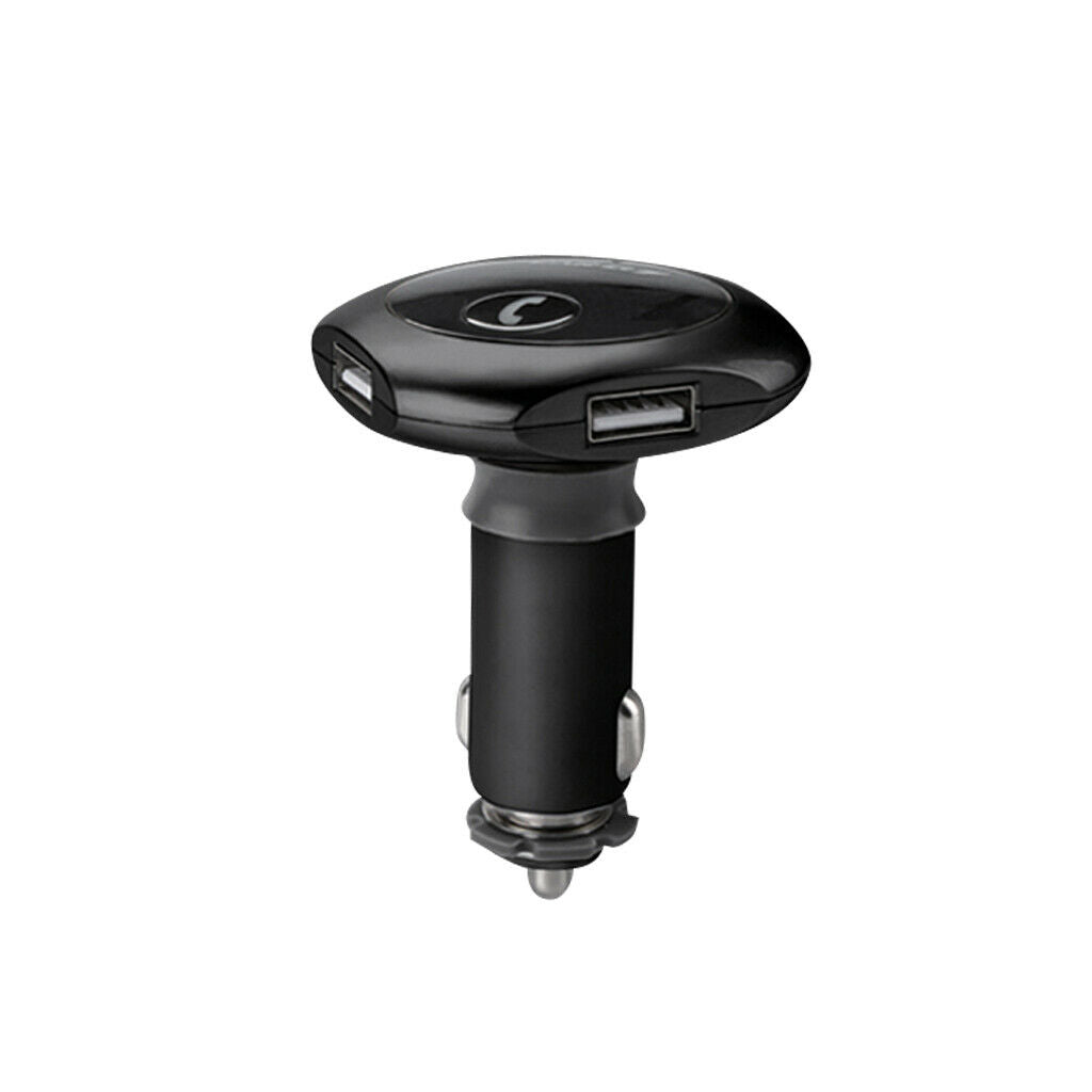 Black-Bluetooth FM Transmitter Car Kit Handsfree Call AUX USB TF Card