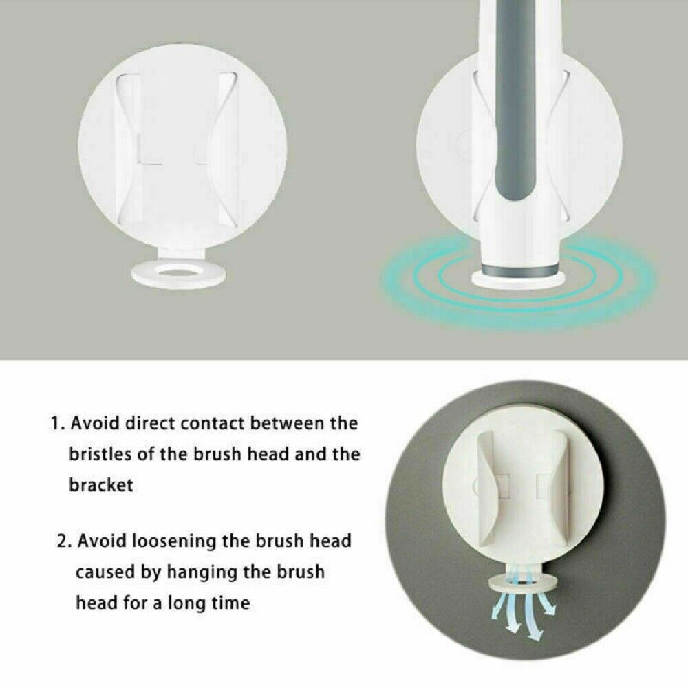 Anti-slip Wall Mounted Electric Toothbrush Stand Release Gravity Holder Bathroom