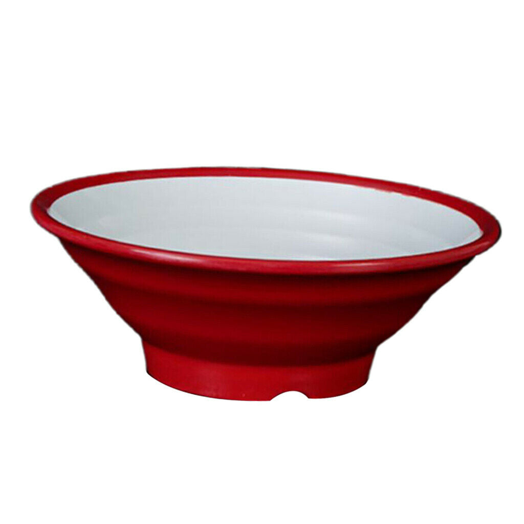 7.5'' Melamine Soup Bowl Salad Plates Ramen Bowl Spoon Hotel Restaurant