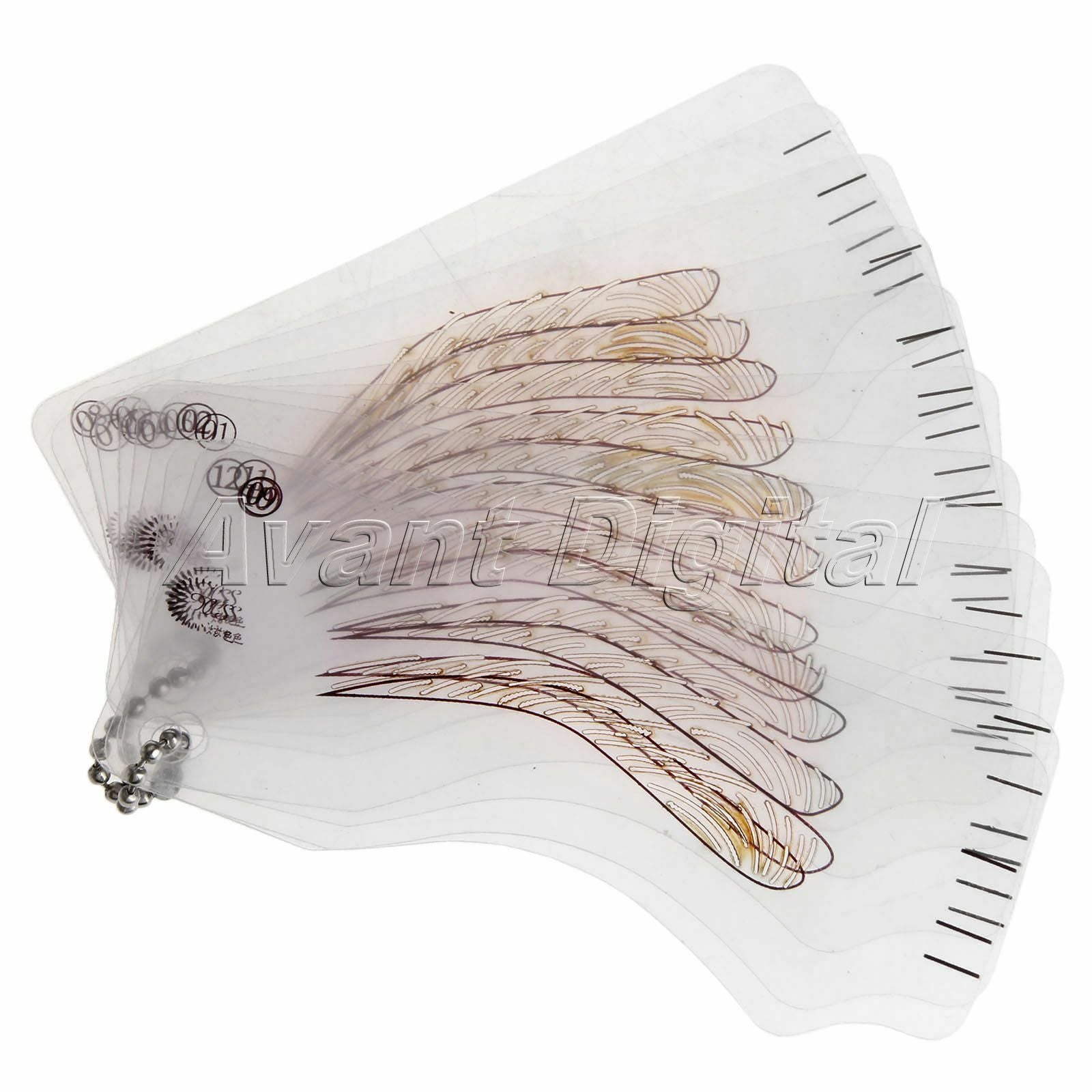 12pcs/Pack Eyebrow Stencil Permanent Makeup Plastic Template Women Beauty Supply
