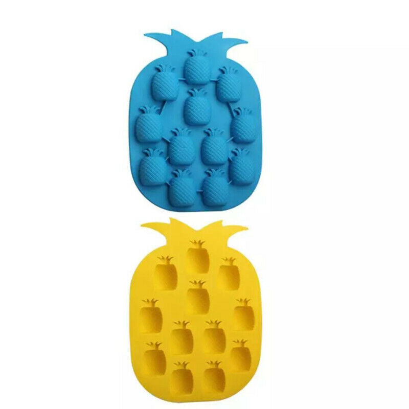 Pineapple Ice Cube Tray Silicone Ice Molds Ice Maker Wine Drink Decor Cub.l8