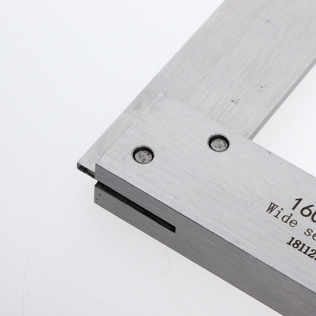90 Right Stainless Steel Angle Square Ruler Machinist Precision Carpenters