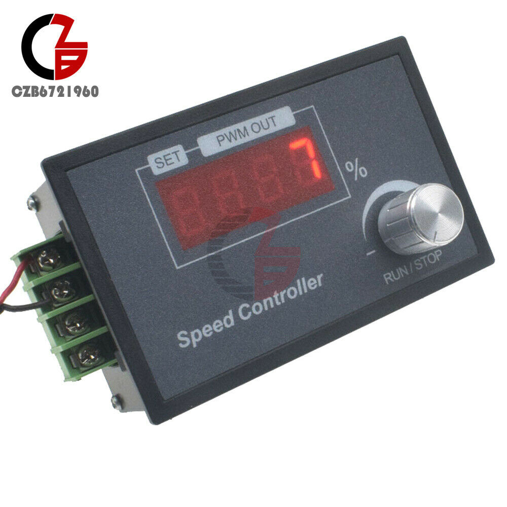 Intelligent PWM Motor Speed Controller Encoder Knob DC6-48V Frequency Adjustable