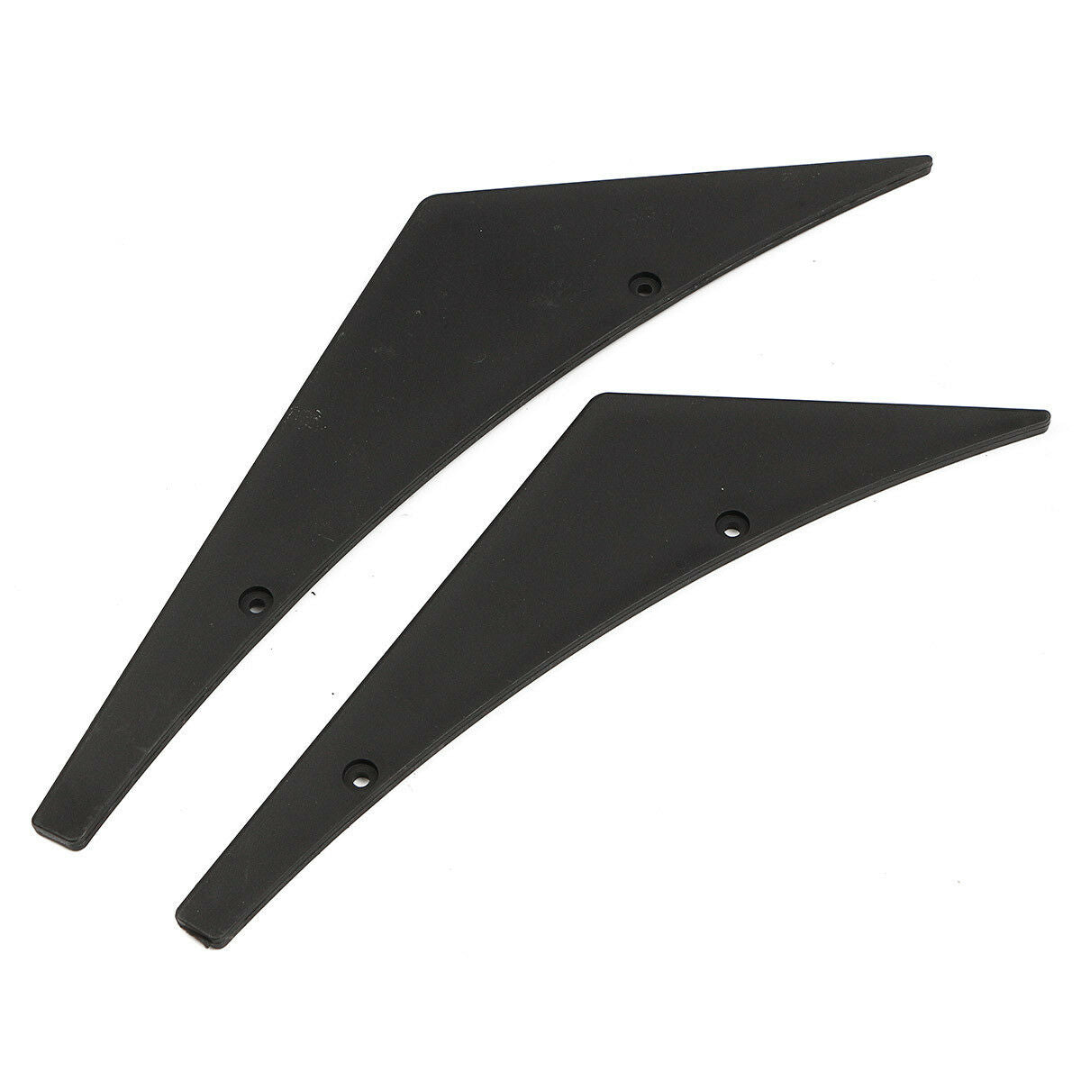 4 Pcs Front Bumper Splitter Fins Valance Chin Body Spoiler Canards Universal Fit