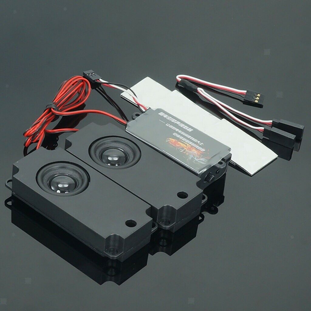 RC MOTOR SOUND UNIT KITS 10 SOUND SIMULATOR DUAL LOUDSPEAKER FOR 1/10 TRUCK