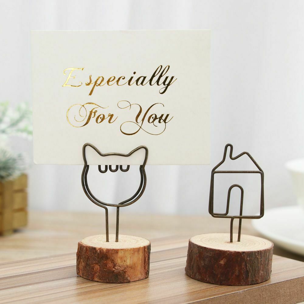 Numbers Holder Paper Clamp Photos Clips Clamps Stand Picture Frame Place Card