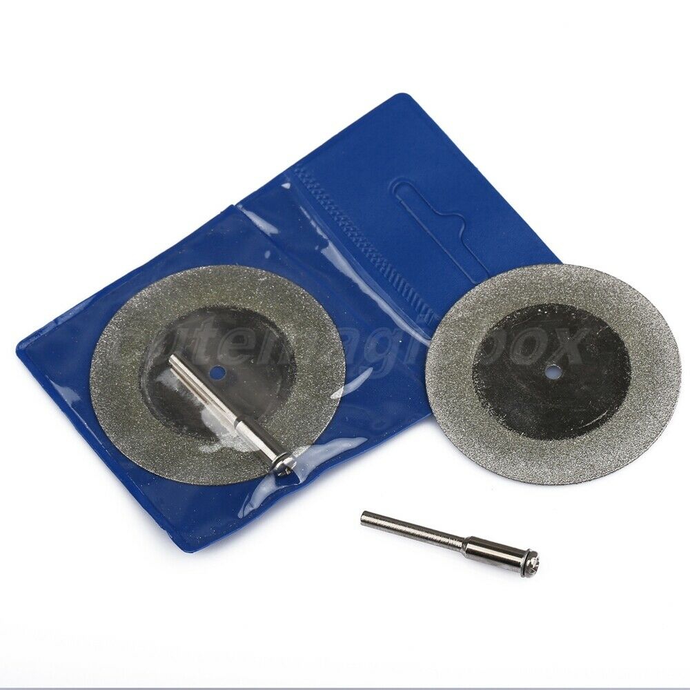 2" 50mm Diamond Cut Off Wheel Power Rotary Cutting Disc Saw Blade Tool WIth Rod