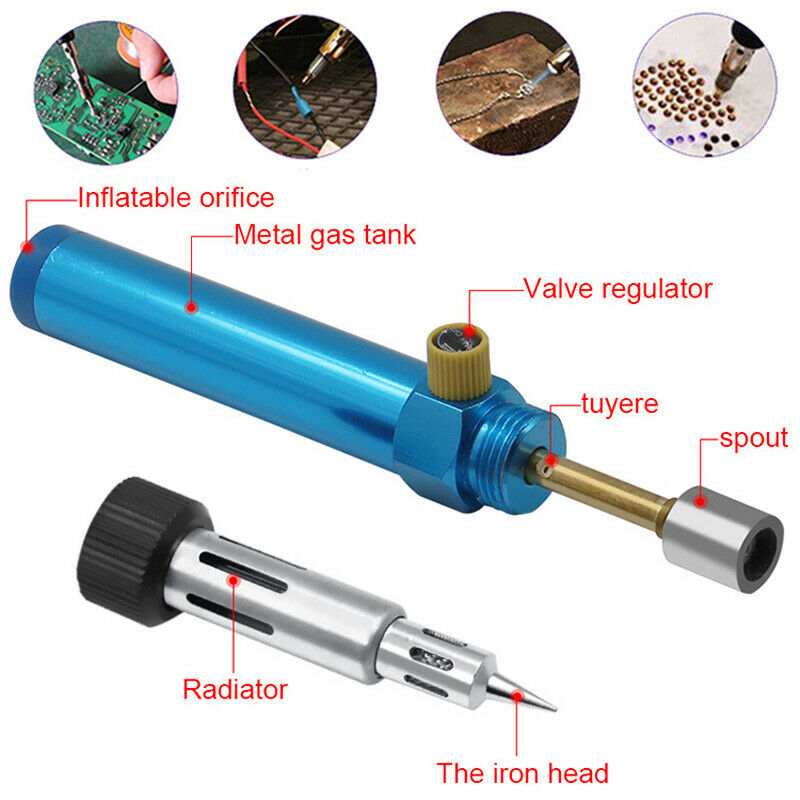 Mini Cordless Torch Gas Solder Pen Iron Gun Welding Compact Refillable 210ï½ž400â„ƒ