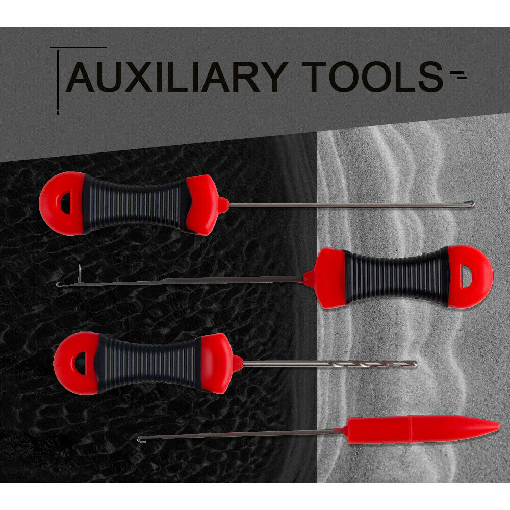 Tool Fishing Tackle Hook Bait Drill Stainless Steel Baiting Device Bait Hook
