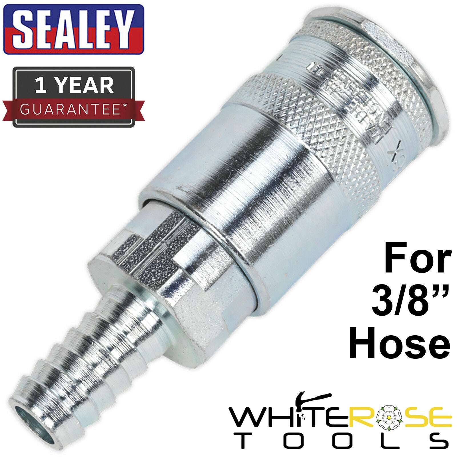 Sealey Coupling Body Tailpiece for 3/8" Hose Quick Release 1/4" BSP Air Coupler